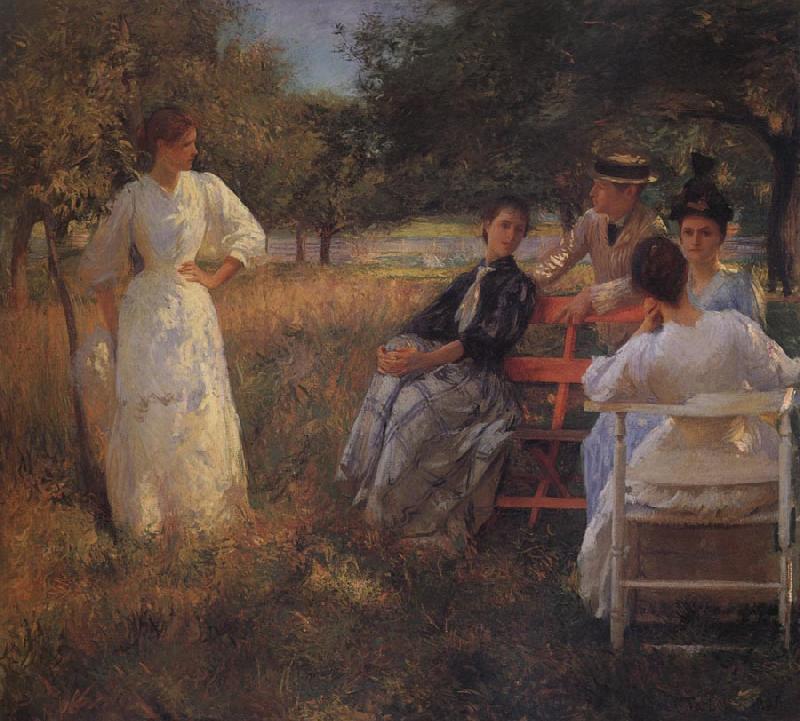 Edmund Charles Tarbell In the Orchard